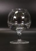 Four Cumbria English Crystal Glass Cognac Glasses