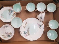 Queen Anne Louise pattern 21 piece tea set