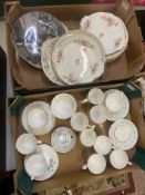 A Mixed Collection of Ceramic Items to Include Ridgway Caprice Cups, Saucers, Side Plates, Royal