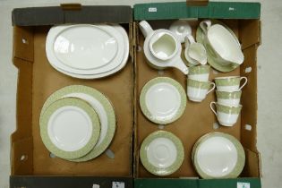 Royal Doulton Sonnet tea and dinner ware to include dinner plates, cups, saucers, lidded tureen