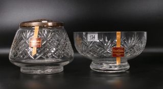 Two items of Royal Brierley Commemorative Glassware, to include The Coronation Coaching Bowl and a
