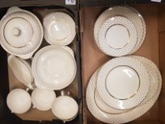 A large collection of John Maddock & Sons Ivory Tea & Dinner Ware together with A collection of