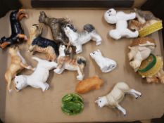 A mixed collection of items to include John Beswick Ceramic & Resin Animal Figures