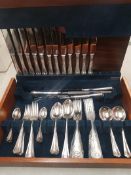 Silver plated Onieda Cased cuttlery set