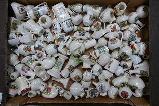 A mixed collection of items to include Goss , Arcadian & Similar Crested Ware