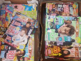 A quantity of BBC Doctor Who Adventures magazines. Approximately 80 in total, together with copies