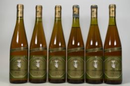 Six bottles of 1989 Langenlonsheimer Sonnenborn Spatlese white wine (6)