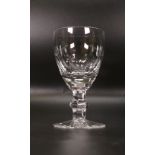 6 Cumbria English Crystal Glass White Wine Glasses