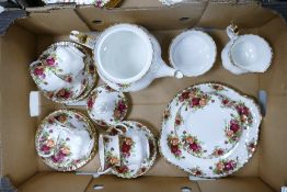 Royal Albert Old Country Rose Pattern 2 piece tea set
