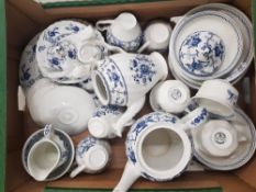 A mixed Collection of Blue and White Pottery inc. Broadhurst and Adams- 1 Tray