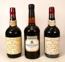 Two Bottle Vintage Sherry including Berisford Pemartin Solera Rare Amoroso Cream Sherry & later