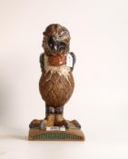 Burslem pottery The Judge from the court room series Grotesque bird signed Andrew Hull, inspired