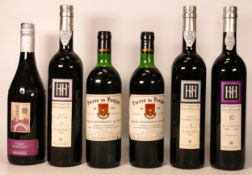 Six Bottles of Vintage Wines to include 1976 Pierre De Perjan, Piedmont Barbera, Henriques &