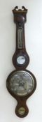 P. Bianchi of Lane End. A George III Inlaid Barometer and Thermometer. Approx. height: 98cm