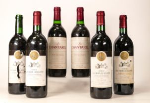 A collection of vintage Wines to include 1995 Chateau La Croix Guillotin & Le Chantarel (6)