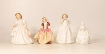 Royal Doulton Lady Figures to include Amanda Hn2996, Catherine Hn3044, Dinky Doo Hn2120 & similar(4)