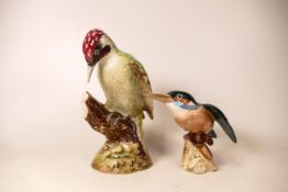 Beswick Woodpecker 1218 Kingfisher 2371(2)
