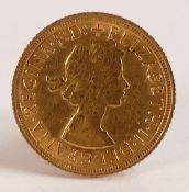 FULL Gold Sovereign, Elizabeth II, dated 1968, nice condition.