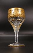 Four De Lamerie Fine Bone China heavily gilded Liqueur / Vodka Glasses in presentation boxes ,