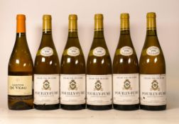 Six Bottles of Vintage Wine to include Pouilly-Fume 199 Vin Du Val De Loire & Gaston De Veau(6)