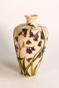 Moorcroft limited edition Bluebell Harmony vase designed by Emma Bossons. Dated 2001, number 172/