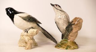Beswick Lester spotted woodpecker 2420 & Magpie 2305(2)
