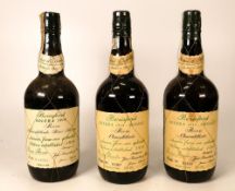 Three Bottles Vintage Sherry including Berisford Solera Rare Amontillado Cream Sherry (3)