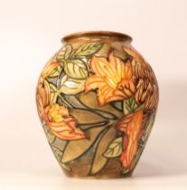Large Moorcroft Flame of the Forest vase. Dated 1997, Height 21cm