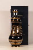 Bottle of Metaxa in presentation box to celebrate 100 years of Metaxa in a porcelain decanter