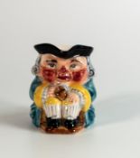 Clarice Cliff Newport Small Toby Jug, height 6.5cm