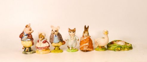 Boxed Royal Albert Beatrix Potter figures to include Piggling Eats Porridge, Piggling Bland, The Old