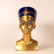 Coalport Egyptian Theme Bust Of Nefertiti: Modelled by John Bromley No 4 of 250, height 19cm