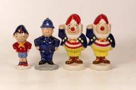 Wade Noddy character figure to include Noddy, Big Ears x 2 and PC Plod. Some unfinished in