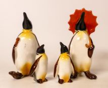 Beswick Penguin Family (4)