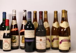 14 Bottles of vintage wines to include Sainsbury Niersteiner Gutes Domtal, 1975 Austrian Schluck ,