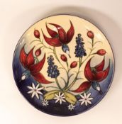 Moorcroft, Limited Edition plate No 552 of 750. Dated 2001. Diameter 22cm