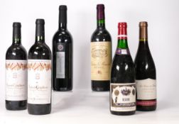 A collection of vintage Wines to include 1970 F Hasenklever Beaune, Chateau Les Bernedes Medoc, 2001