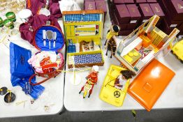 A large Well Kept collection of 1970's Sindy Dolls & Accessories to include home theme diorama,