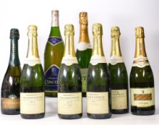 A collection of vintage Sparkling Wines to include 1995 Seaview Pinot Noir, Arione Moscato,