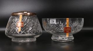 Harlequin Set of Four Coloured Bohemian Wine Glasses, height 24cm(4)