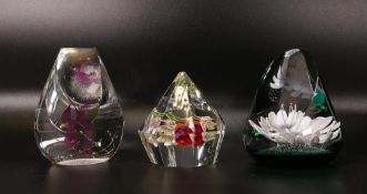 Three limited edition Caithness 50th Anniversary paperweights to include Rendezvous 27/100, 1961-