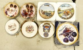 A large collection of Decorative Wall Plates including Royal Worcester Limited Edition Concorde