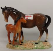 Beswick Mare and Foal Model 953