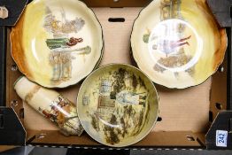 Royal Doulton Series Ware depicting characters from Shakespeare's Works to include Romeo & Juliet