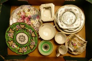 A mixed collection of items to include Royal Albert Lovelace Cups & Saucers, Shelley Bowl, Minton