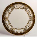 De Lamerie Fine Bone China Chatsworth Garland patterned large circular serving dish, specially
