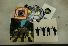 Beatles records to include Help Pc3071, Abbey Rd PCS7088, Ballard of John & Yoko, Dont Let Me