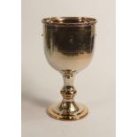 De Lamerie Fine Large Silverware plated Large Incense Burner Goblet with Engraved Floral