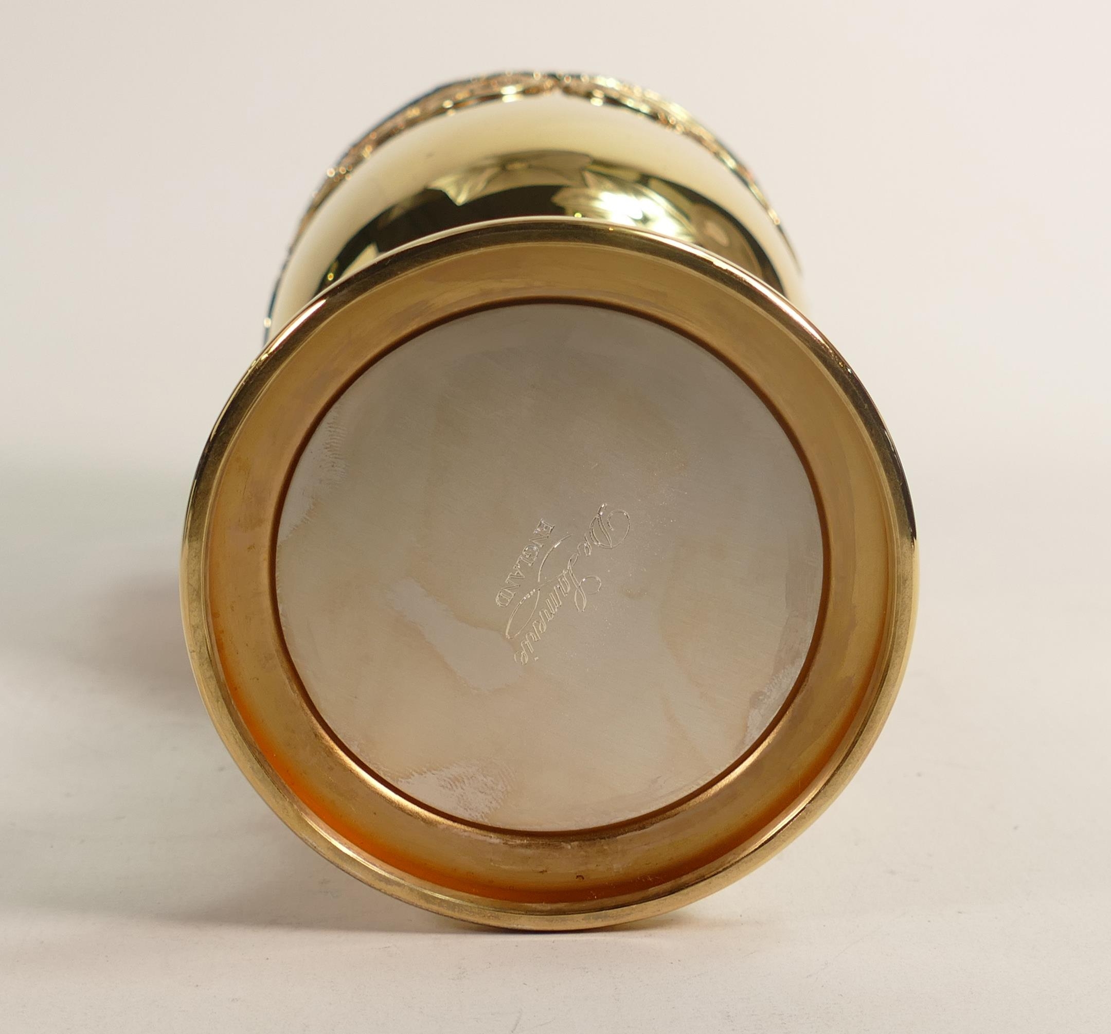 De Lamerie Fine Large Silverware plated Large Incense Burner Goblet with gilt decoration in - Image 2 of 2