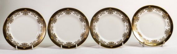 De Lamerie Fine Bone China Chatsworth Garland patterned dessert plates, specially made high end